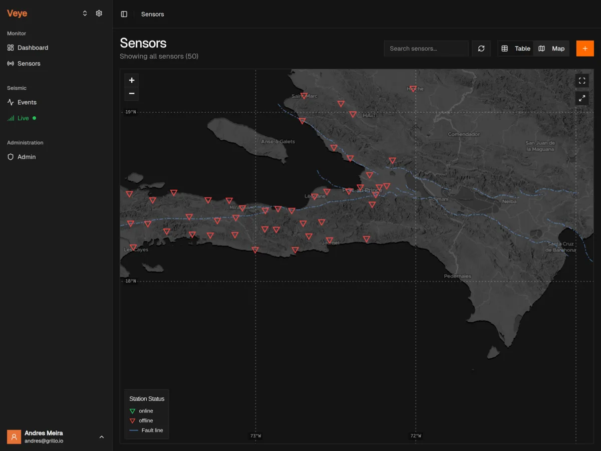 Interactive Sensor Map